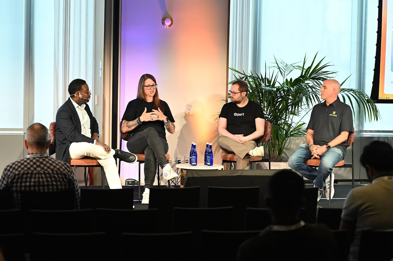 Mallory on the closing panel alongside industry leaders