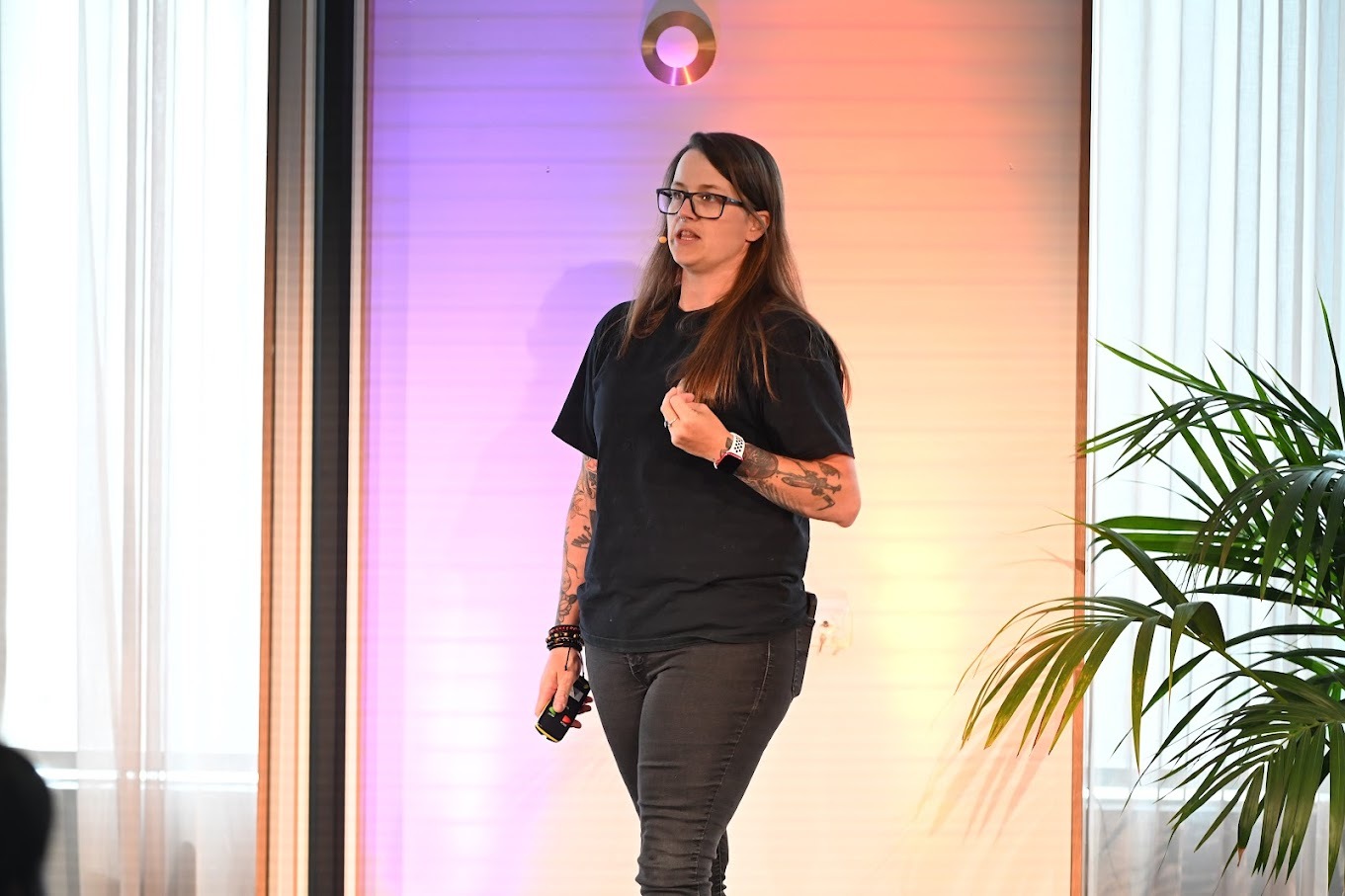 Mallory Haigh presenting at PlatformCon London 2026